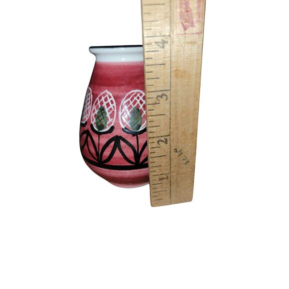 Vintage MCM Elle Keramikk Norway Art Pottery Mini Vase Nordic - Picture 3 of 4